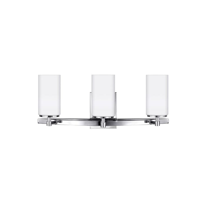 Sea Gull Alturas 3-Light 22" Bathroom Vanity Light in Chrome Sea Gull Alturas 3-Light 22" Bathroom Vanity Light in Chrome