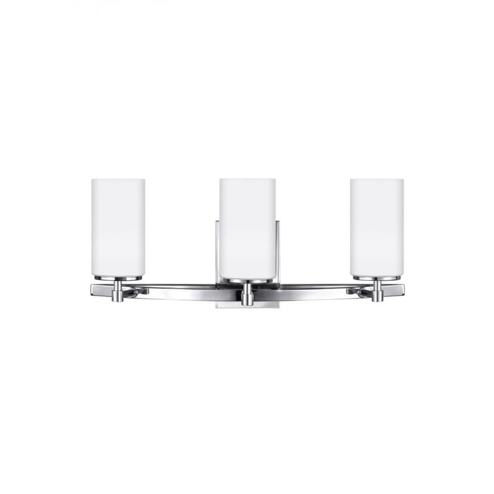 Sea Gull Alturas 3-Light 22" Bathroom Vanity Light in Chrome Sea Gull Alturas 3-Light 22" Bathroom Vanity Light in Chrome