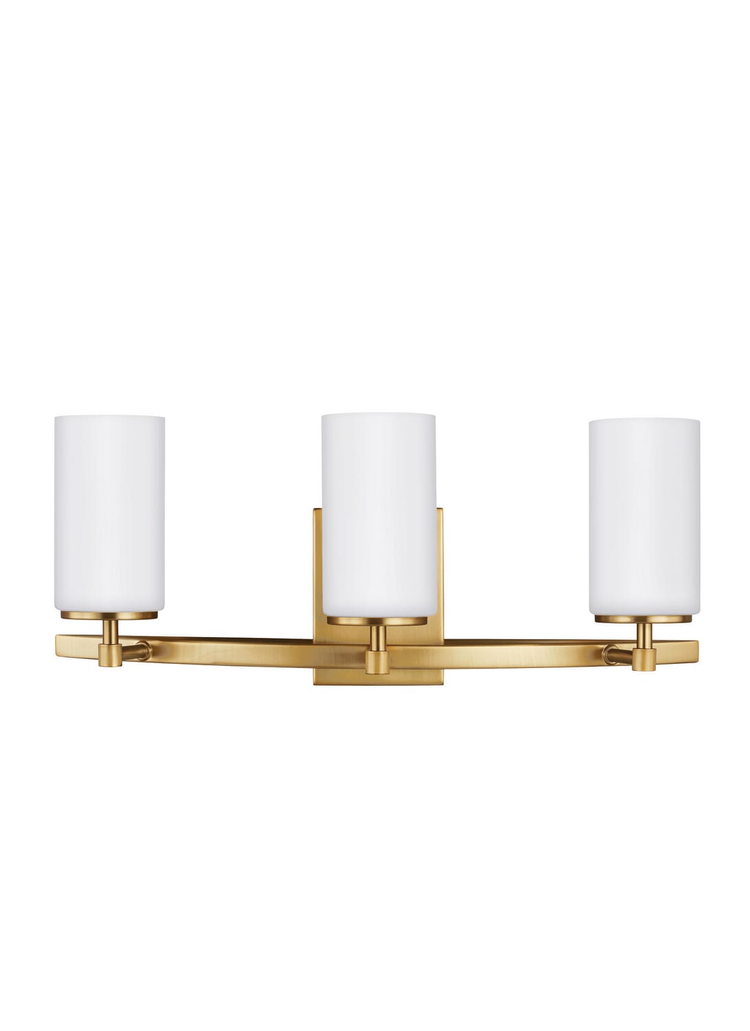 Alturas 3-Light Bathroom Vanity Light in Satin Brass