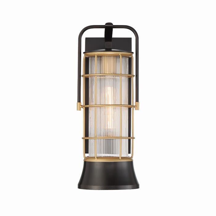Rivamar 1-Light Lantern in Oil Rubbed Bronze With Gold Rivamar 1-Light Lantern in Oil Rubbed Bronze With Gold