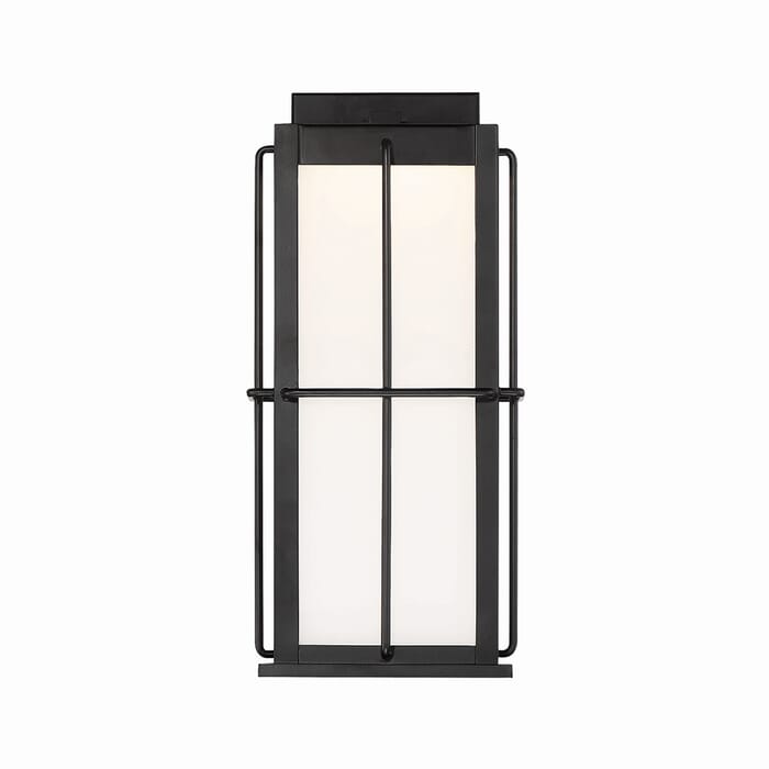Bensa 1-Light LED Wall Sconce in Black Bensa 1-Light LED Wall Sconce in Black