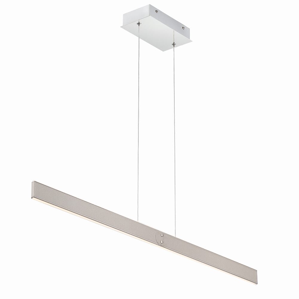 Verdura 1-Light LED Chandelier in Grey