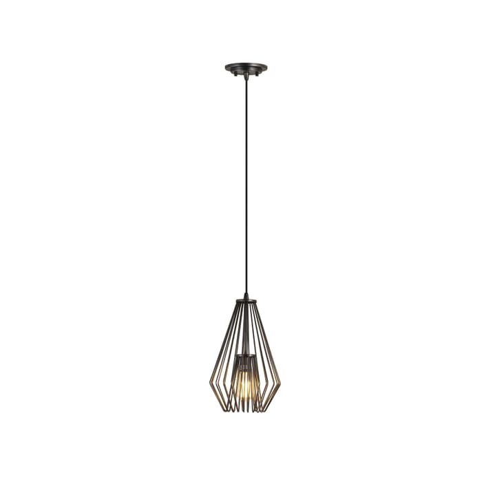 Z-Lite Quintus 1-Light Mini Pendant Light In Plated Bronze Z-Lite Quintus 1-Light Mini Pendant Light In Plated Bronze