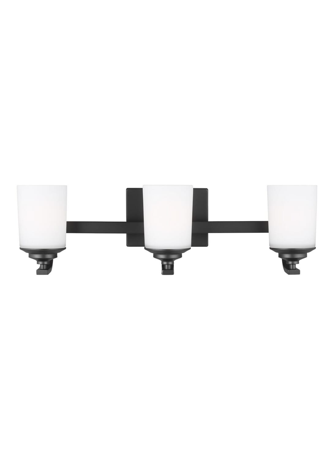 Kemal 3-Light Bathroom Vanity Light in Midnight Black