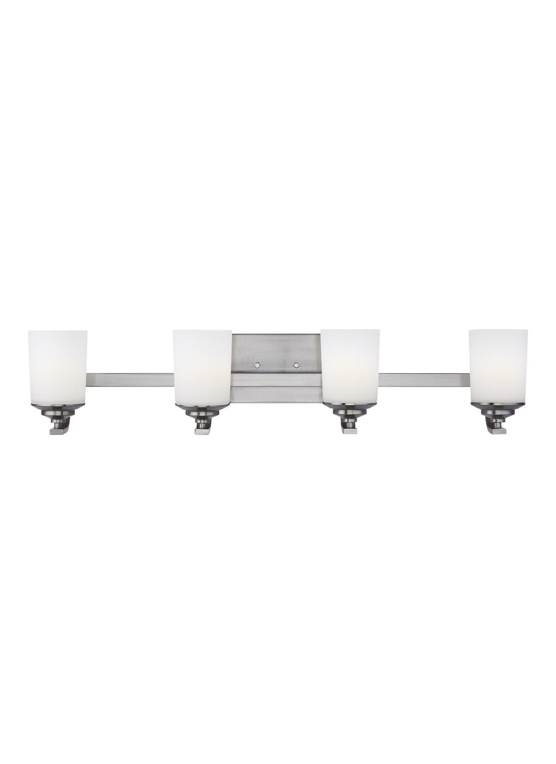 Kemal 4-Light Bathroom Vanity Light in Brushed Nickel