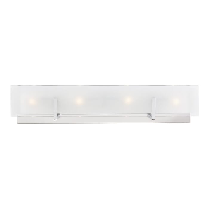 Syll 4-Light Bathroom Vanity Light in Chrome Syll 4-Light Bathroom Vanity Light in Chrome
