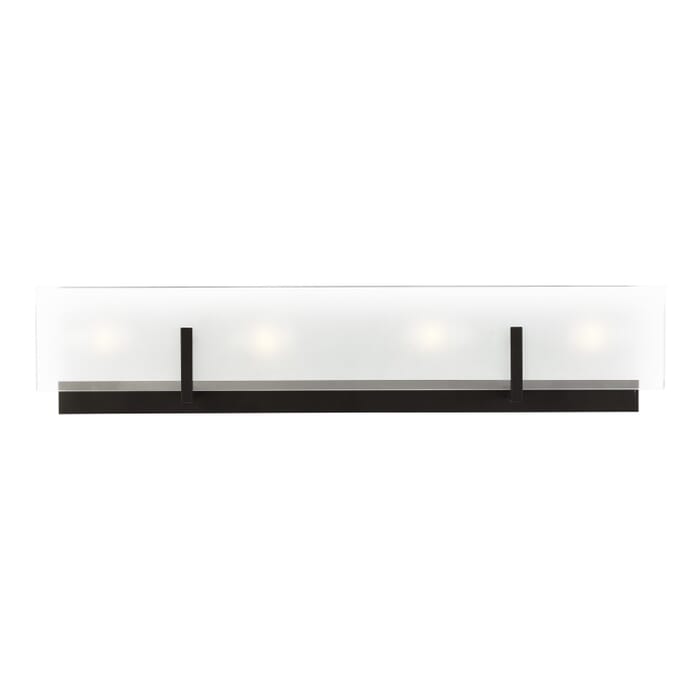 Syll 4-Light Bathroom Vanity Light in Midnight Black Syll 4-Light Bathroom Vanity Light in Midnight Black