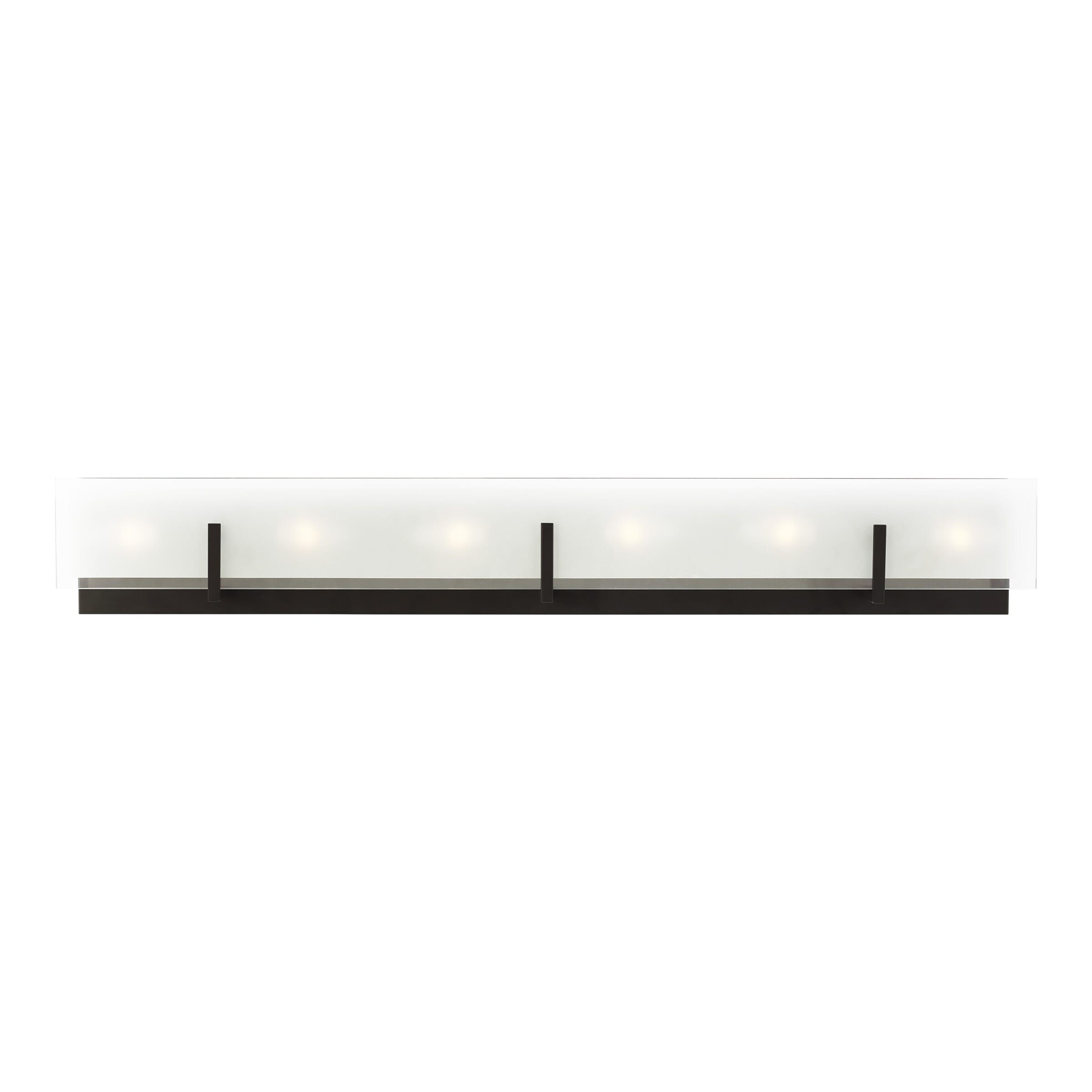 Sea Gull Syll 6-Light Bathroom Vanity Light in Midnight Black