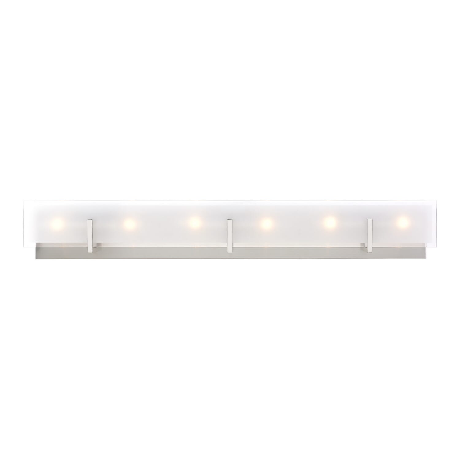 Syll 6-Light Bathroom Vanity Light in Brushed Nickel