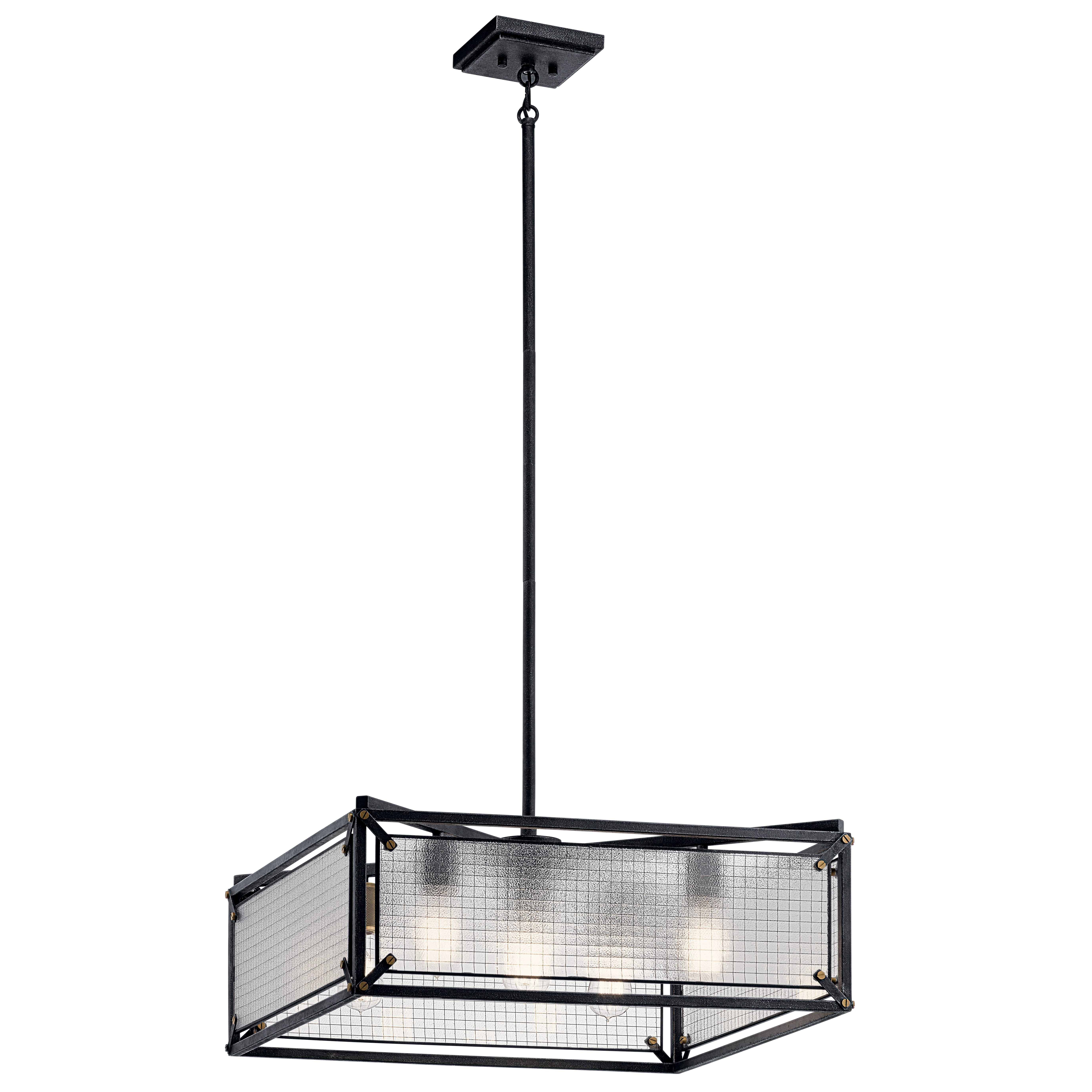 Steel 4-Light Chand… - image