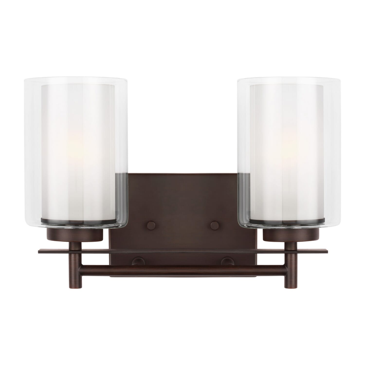 Elmwood Park 2-Light Bathroom Vanity Light in Bronze