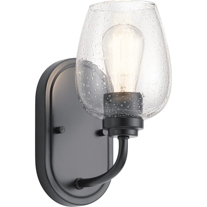 Kichler Lighting Valserrano 10" Wall Sconce in Black Kichler Lighting Valserrano 10" Wall Sconce in Black