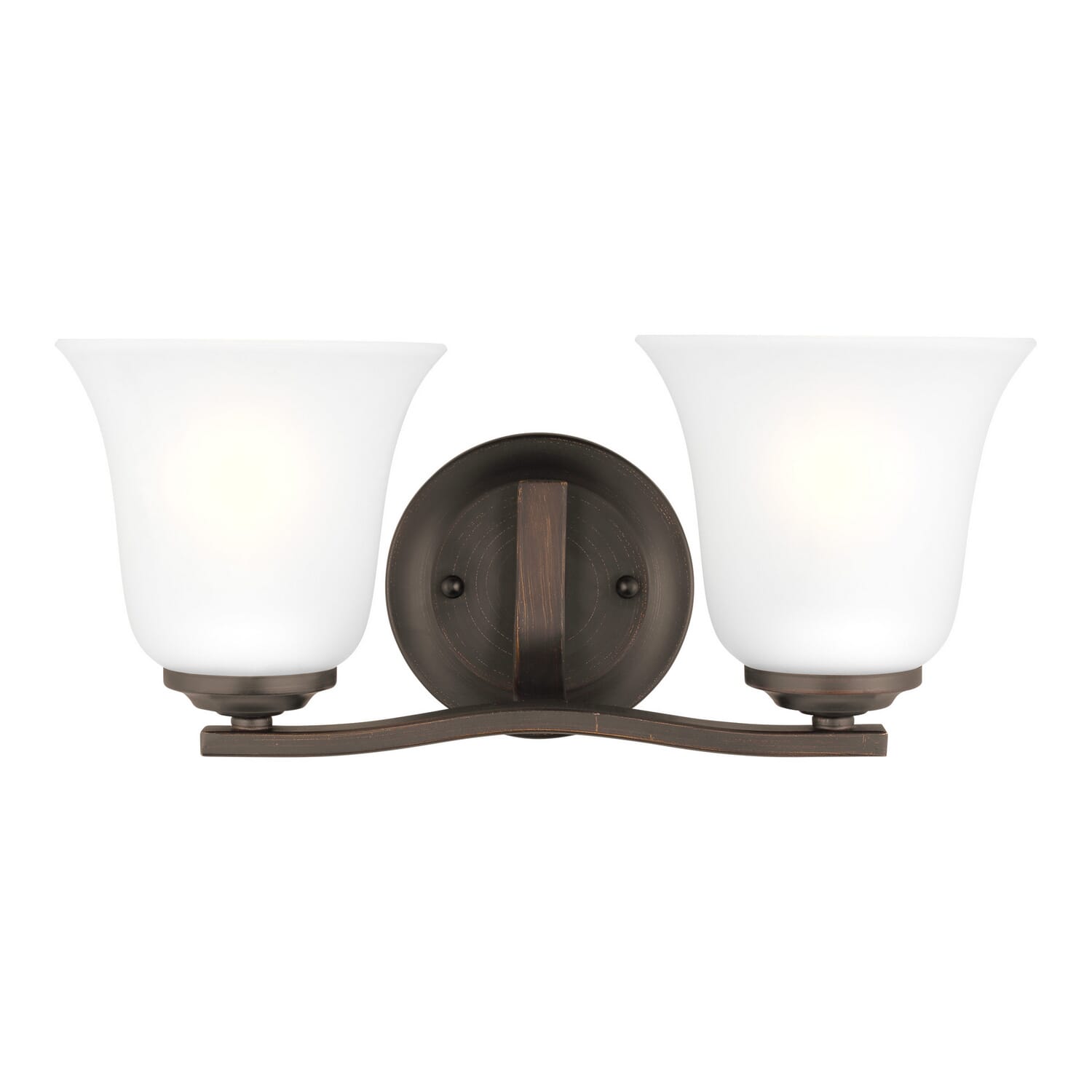Emmons 2-Light Bathroom Vanity Light in Bronze