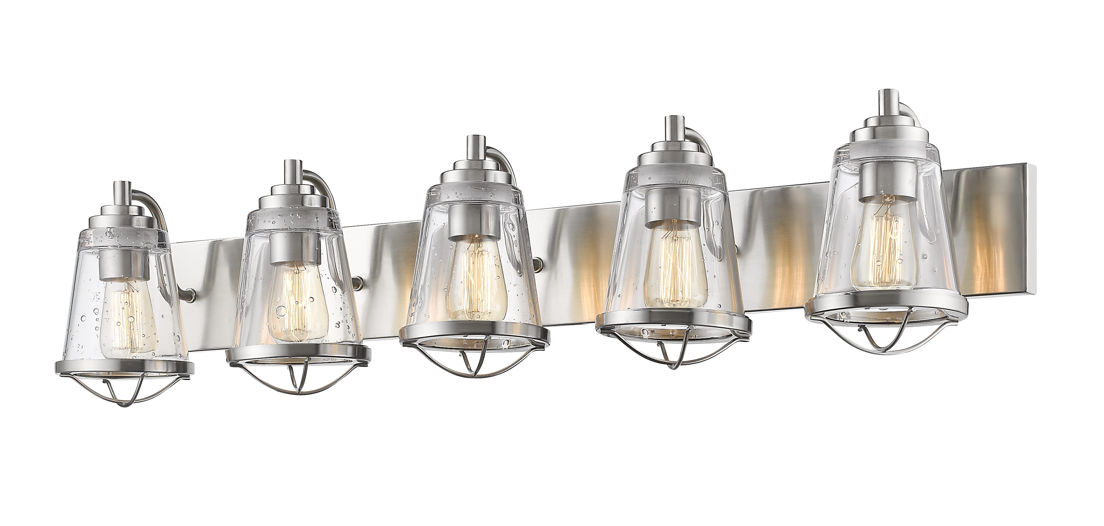 Z-Lite Mariner 5-Light Bathroom Vanity Light In Brushed Nickel