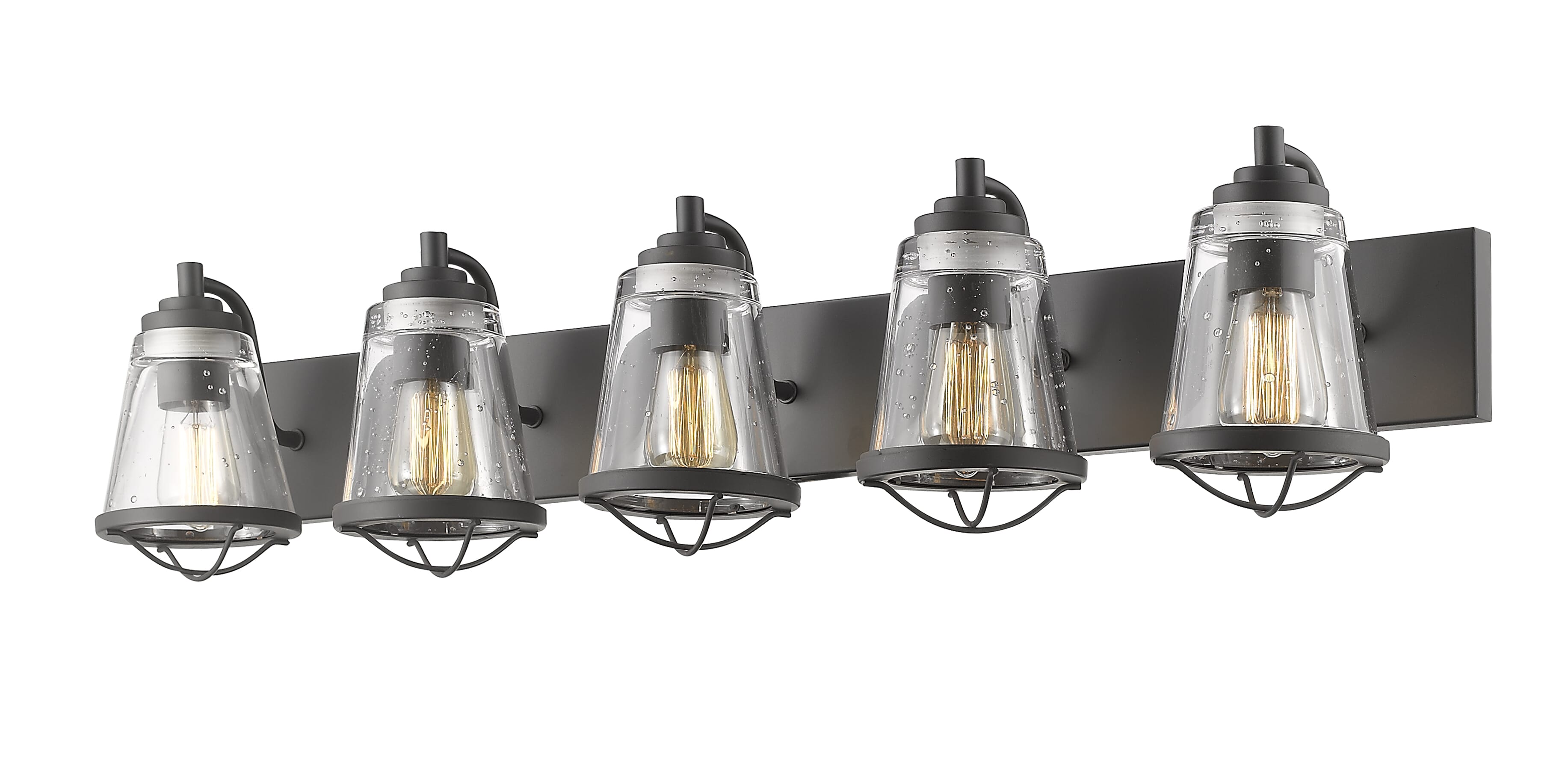 Z-Lite Mariner 5-Light Bathroom Vanity Light In Bronze