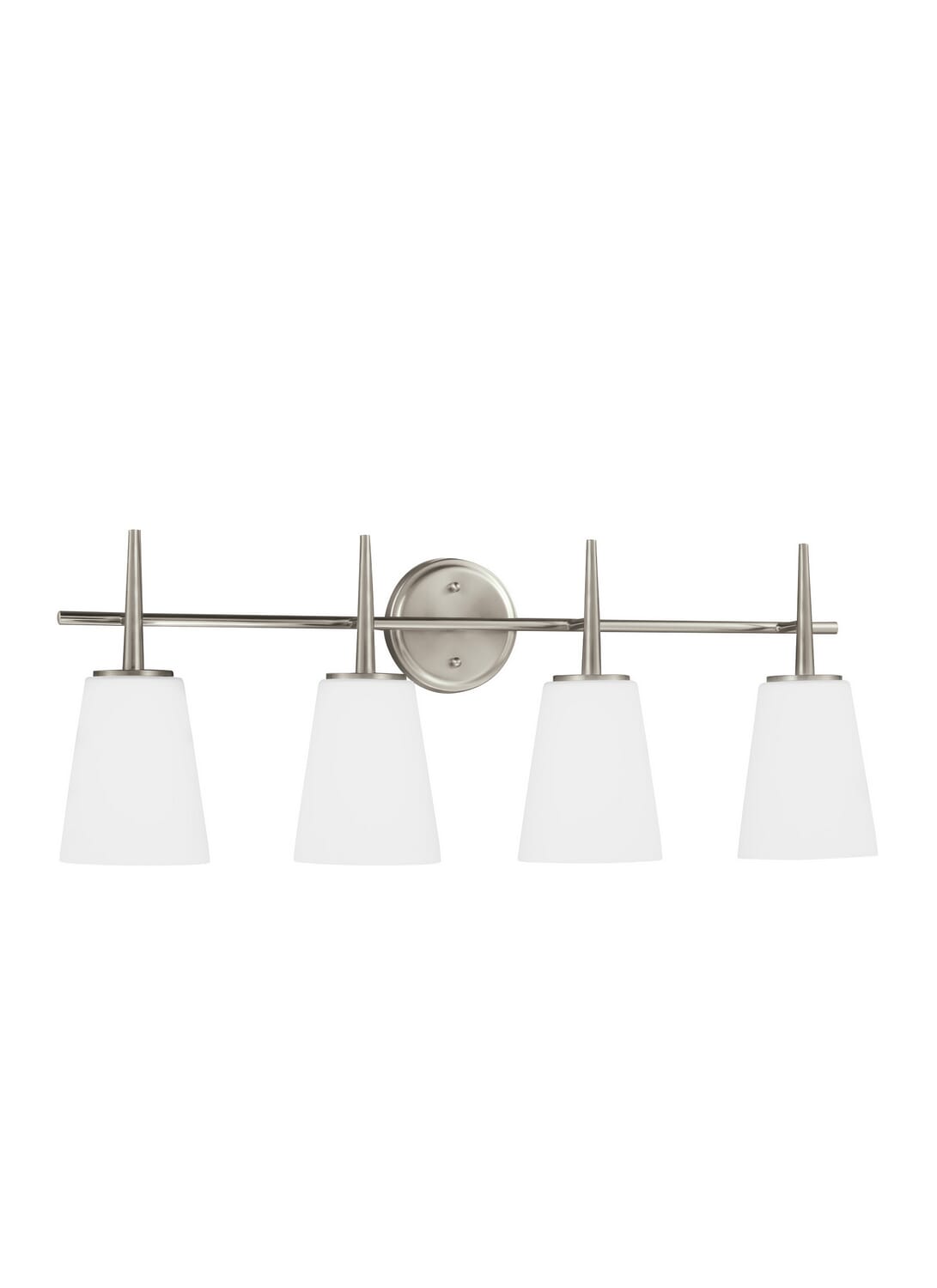 Driscoll 4-Light Bathroom Vanity Light in Brushed Nickel
