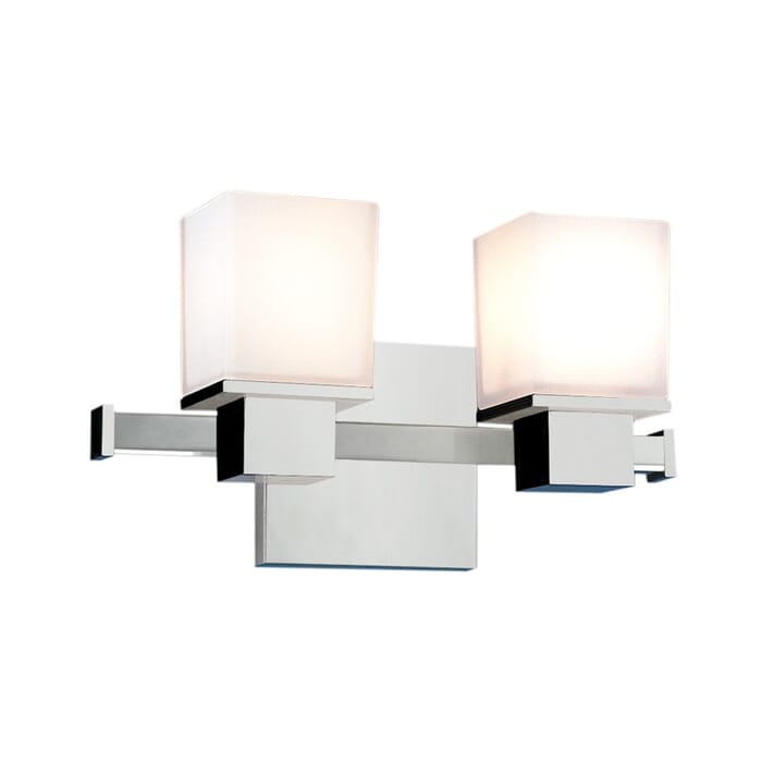 Hudson Valley Milford 2-Light 12" Bathroom Vanity Light in Polished Chrome Hudson Valley Milford 2-Light 12" Bathroom Vanity Light in Polished Chrome