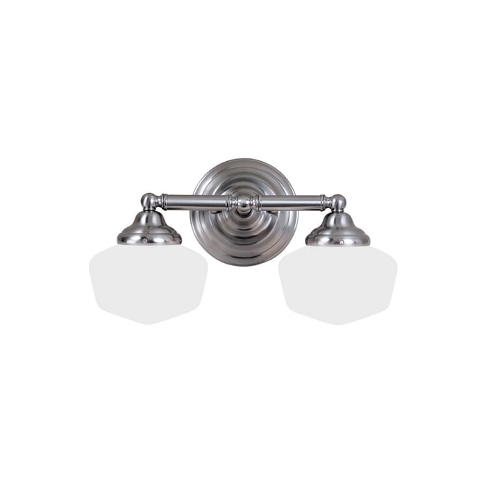 Sea Gull Academy 2-Light 17" Bathroom Vanity Light in Brushed Nickel Sea Gull Academy 2-Light 17" Bathroom Vanity Light in Brushed Nickel