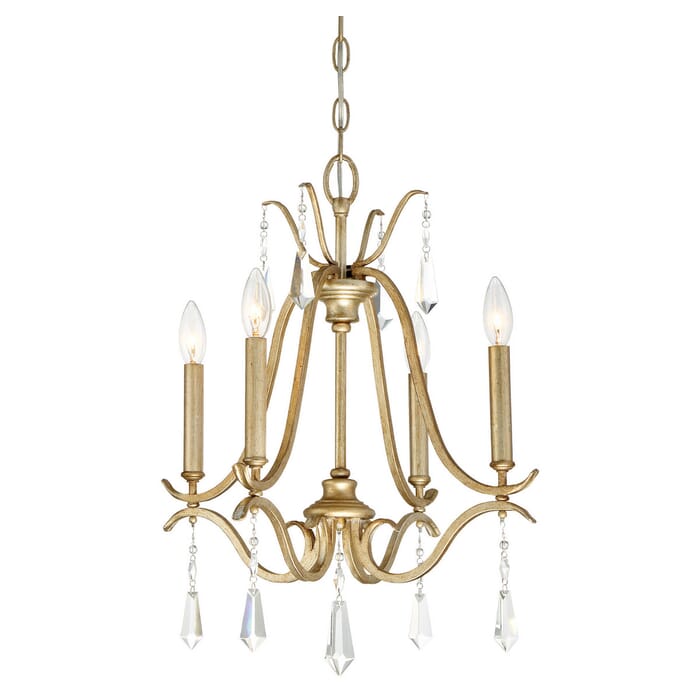 Minka Lavery Laurel Estate 4-Light 18" Traditional Chandelier in Brio Gold Minka Lavery Laurel Estate 4-Light 18" Traditional Chandelier in Brio Gold