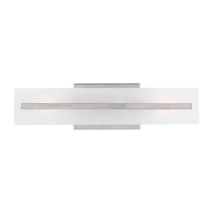 Dex 2-Light Bathroom Vanity Light in Brushed Nickel Dex 2-Light Bathroom Vanity Light in Brushed Nickel