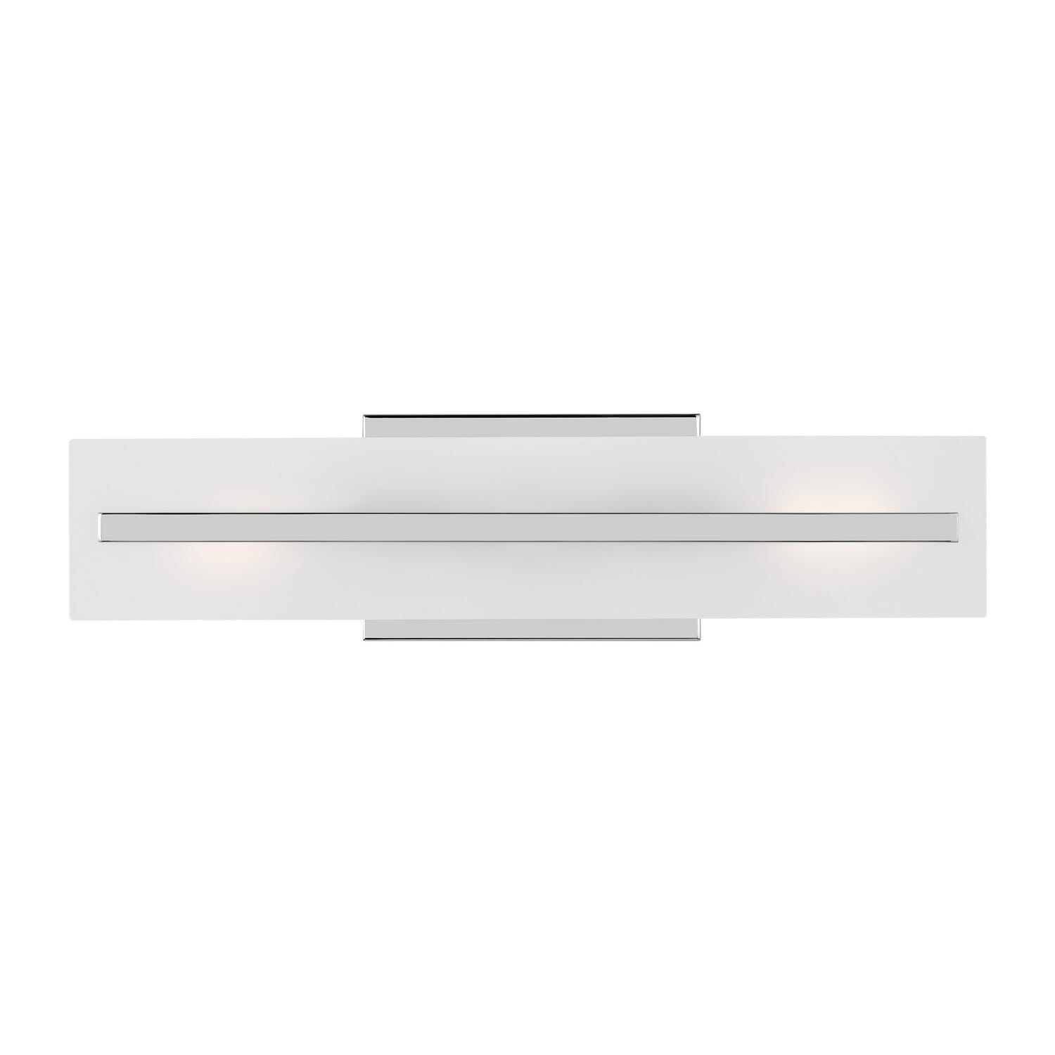 Dex 2-Light LED Bathroom Vanity Light in Chrome