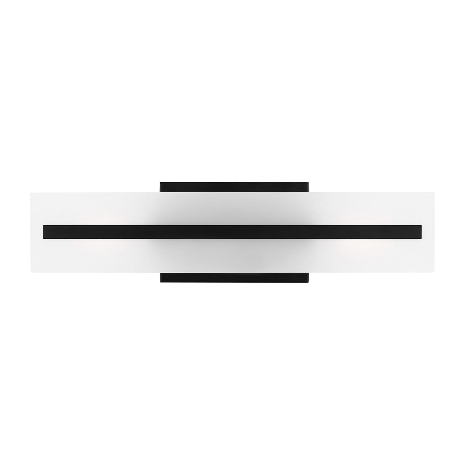 Dex 2-Light LED Bathroom Vanity Light in Midnight Black