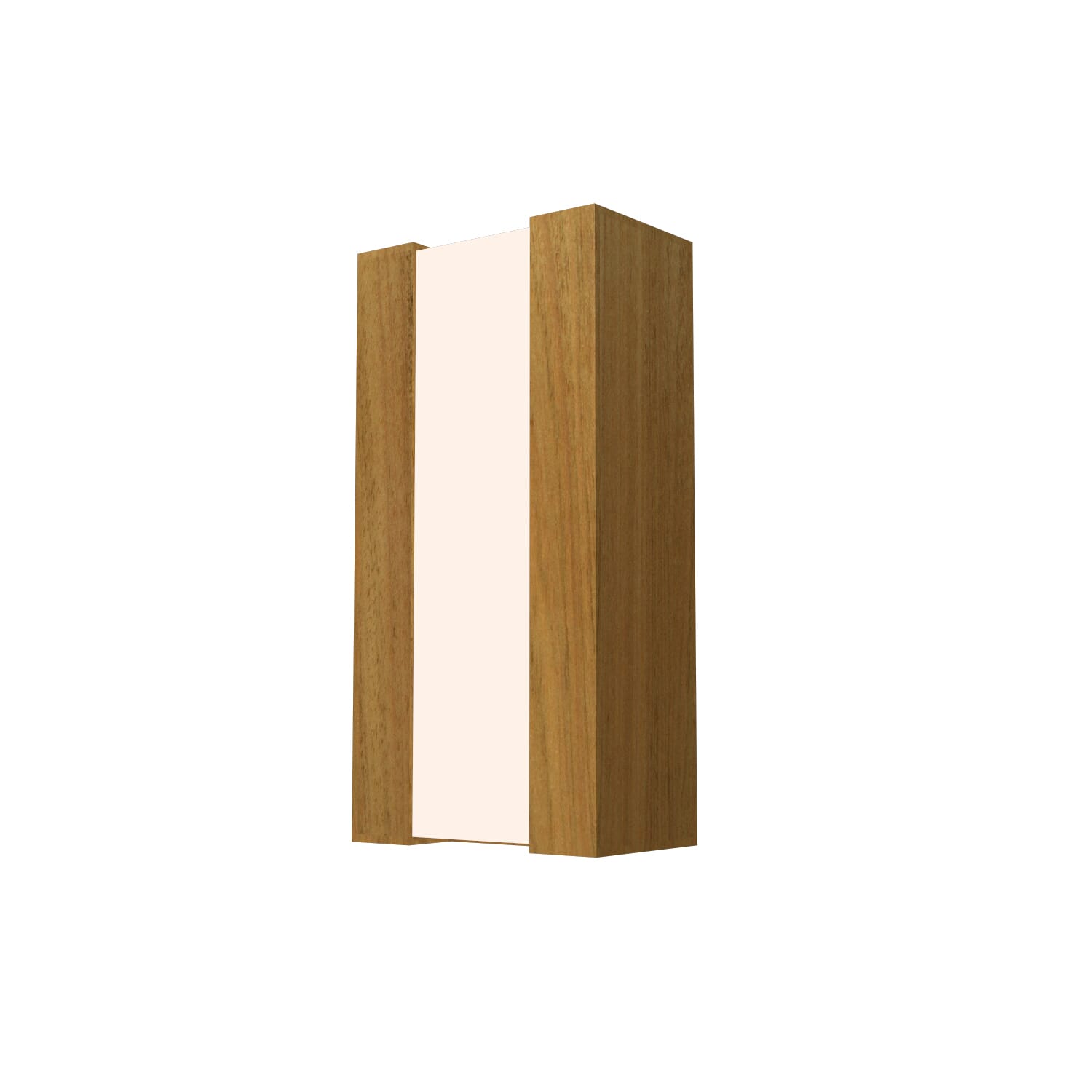 Clean 2-Light Wall Lamp in Louro Freijo
