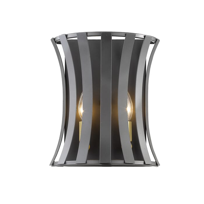 Z-Lite Geist 2-Light Wall Sconce In Bronze Gold Z-Lite Geist 2-Light Wall Sconce In Bronze Gold