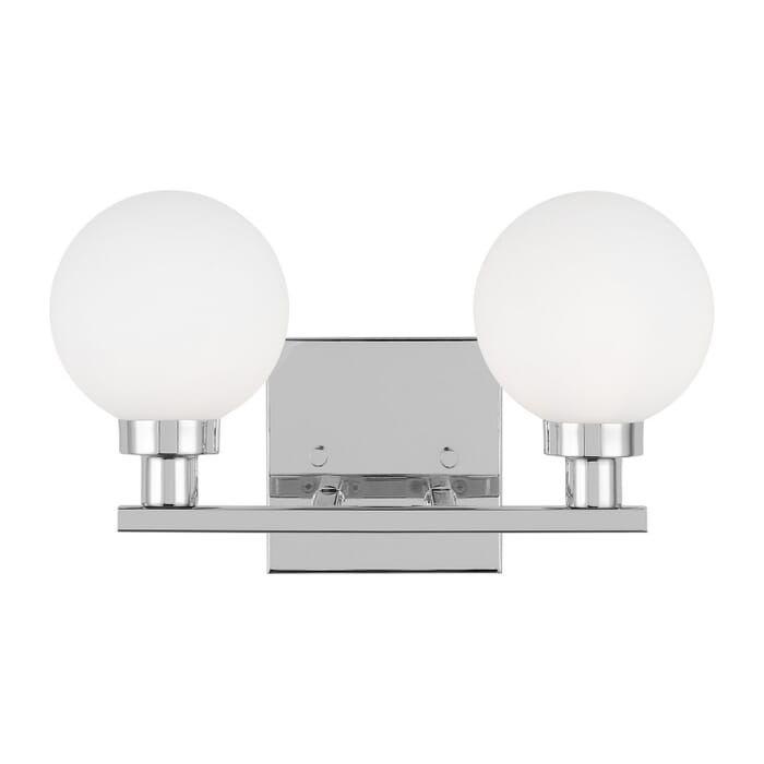 Clybourn 2-Light Bathroom Vanity Light in Chrome Clybourn 2-Light Bathroom Vanity Light in Chrome