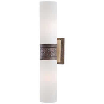 Minka Lavery Compositions 2-Light 19" Wall Sconce in Aged Patina Iron