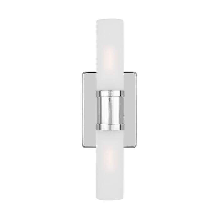 Keaton 2-Light Bathroom Vanity Light in Chrome Keaton 2-Light Bathroom Vanity Light in Chrome