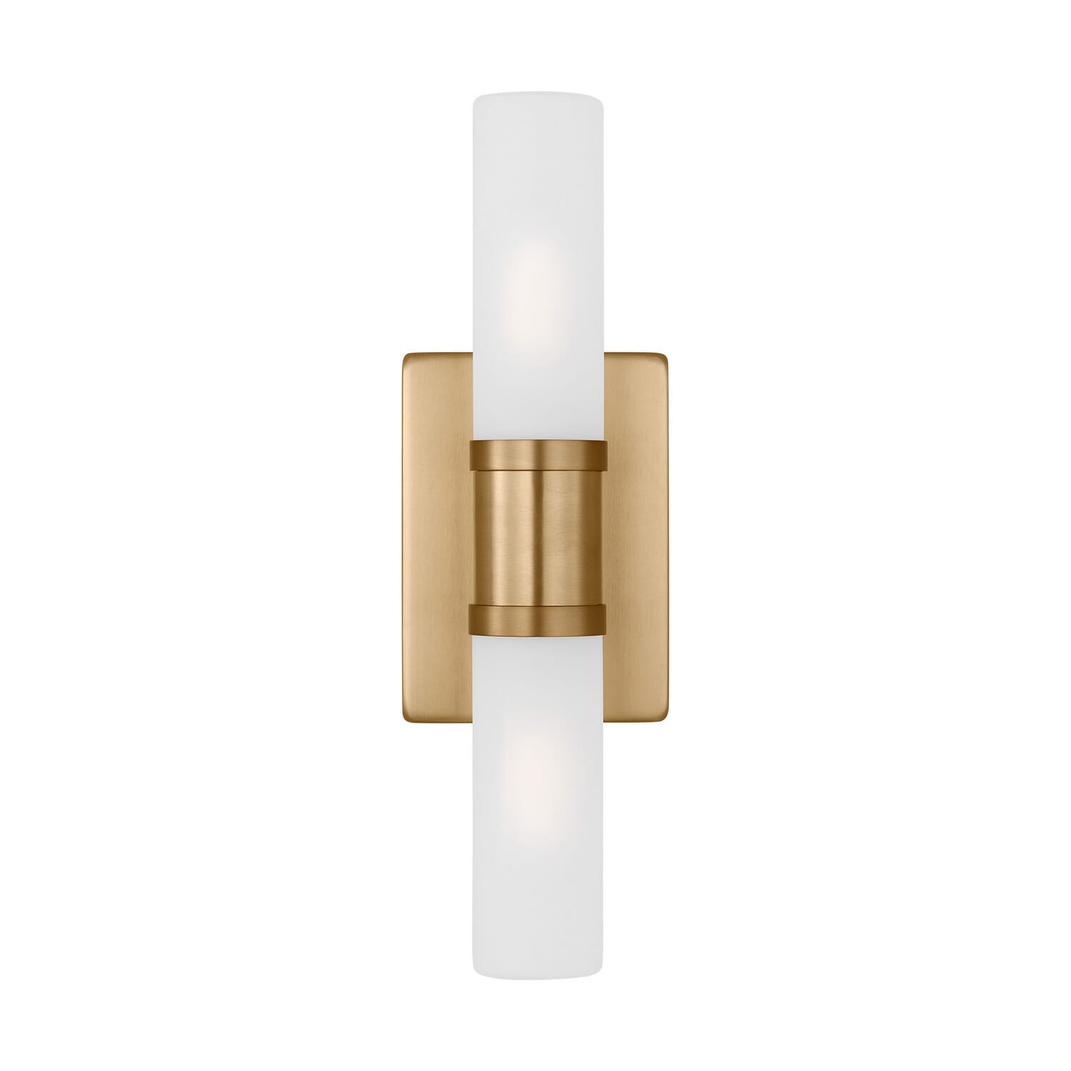 Keaton 2-Light Bathroom Vanity Light in Satin Brass