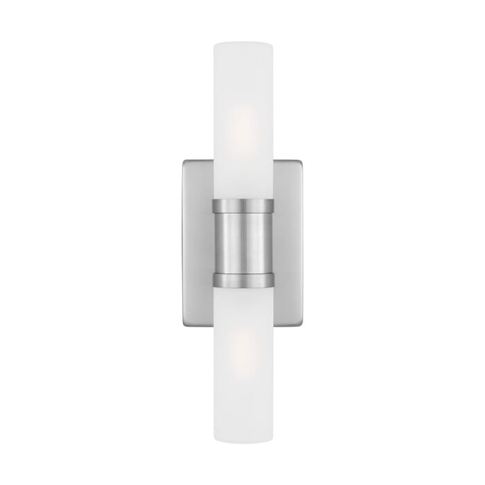 Keaton 2-Light Bathroom Vanity Light in Brushed Nickel Keaton 2-Light Bathroom Vanity Light in Brushed Nickel