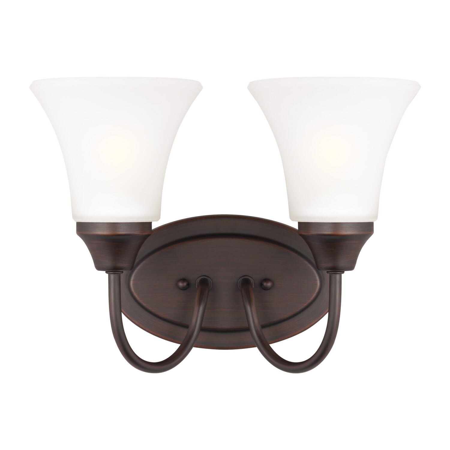 Holman 2-Light Bathroom Vanity Light in Bronze