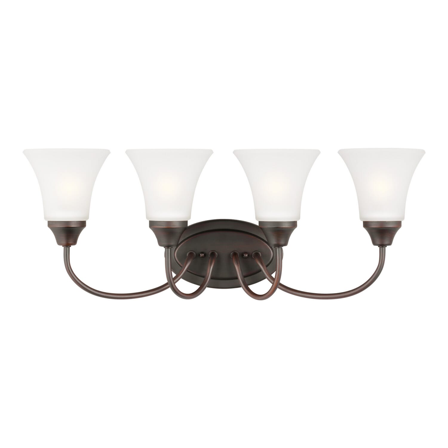 Holman 4-Light Bathroom Vanity Light in Bronze