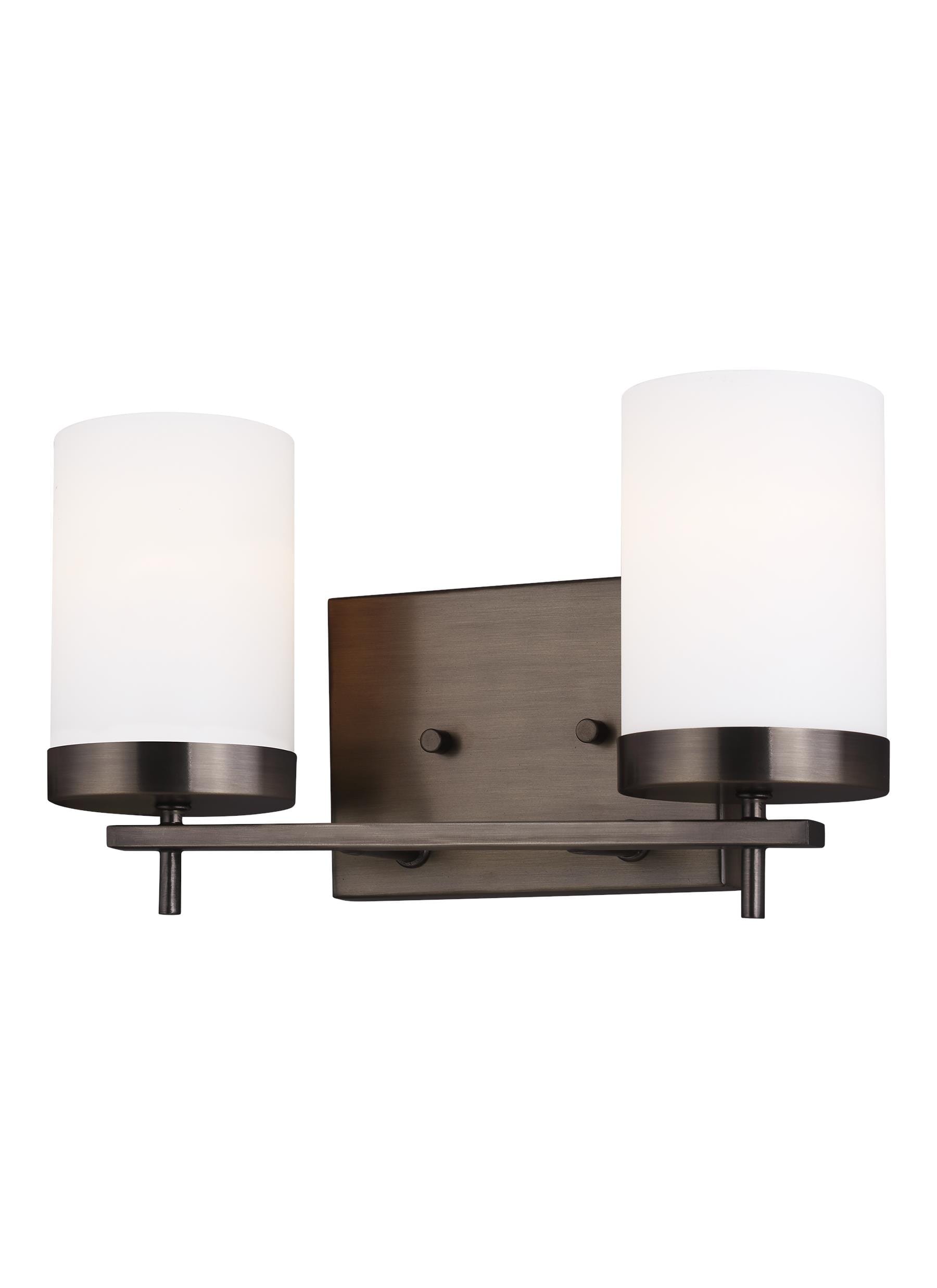 Zire 2-Light LED Bathroom Vanity Light in Brushed Oil Rubbed Bronze ...