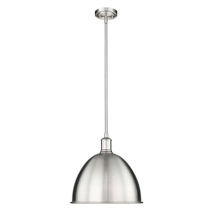 Z-Lite Sawyer 1-Light Pendant Light In Brushed Nickel Z-Lite Sawyer 1-Light Pendant Light In Brushed Nickel