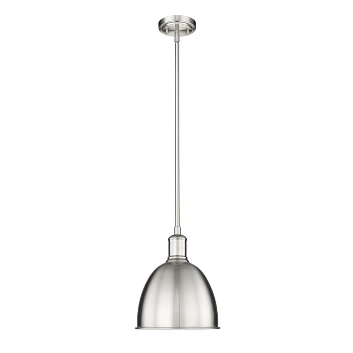 Z-Lite Sawyer 1-Light Pendant Light In Brushed Nickel Z-Lite Sawyer 1-Light Pendant Light In Brushed Nickel