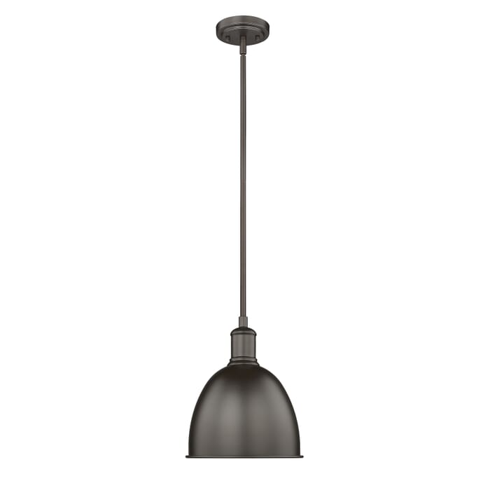 Z-Lite Sawyer 1-Light Pendant Light In Bronze Z-Lite Sawyer 1-Light Pendant Light In Bronze