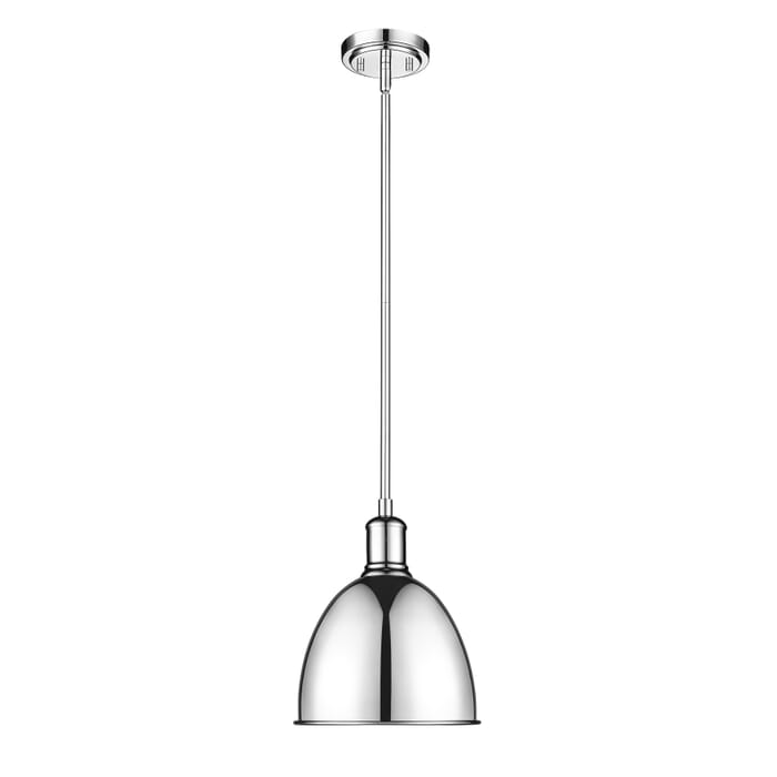 Z-Lite Sawyer 1-Light Pendant Light In Chrome Z-Lite Sawyer 1-Light Pendant Light In Chrome