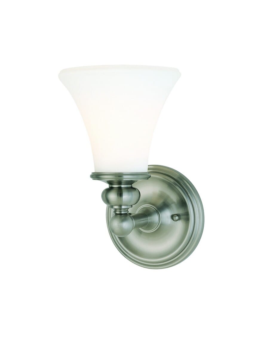 Weston 6" Bathroom Vanity Light in Satin Nickel