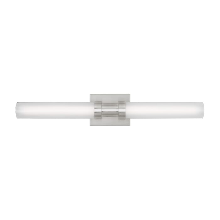 Kiel 1-Light LED Bathroom Vanity Light in Brushed Nickel Kiel 1-Light LED Bathroom Vanity Light in Brushed Nickel