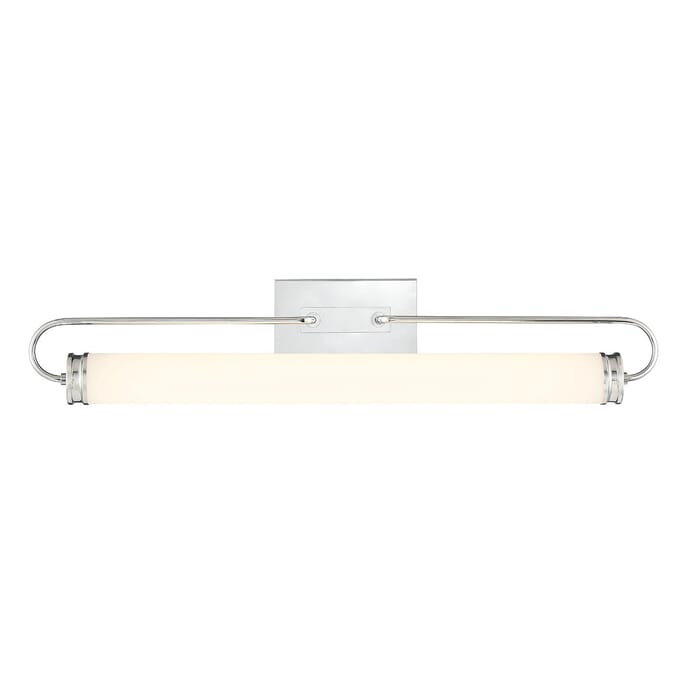 Tellie 1-Light LED Bathroom Vanity Light in Chrome Tellie 1-Light LED Bathroom Vanity Light in Chrome