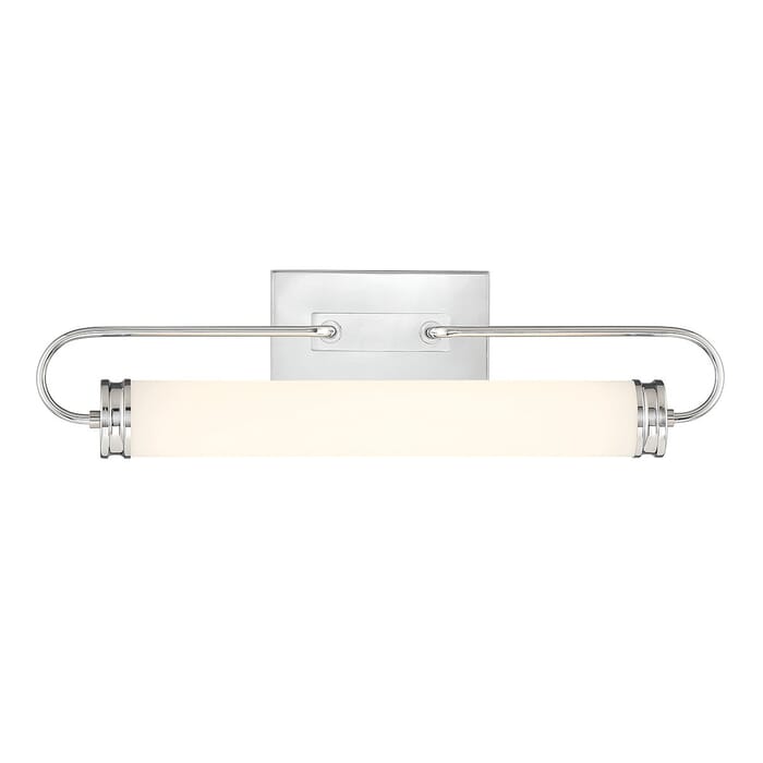 Tellie 1-Light LED Bathroom Vanity Light in Chrome Tellie 1-Light LED Bathroom Vanity Light in Chrome