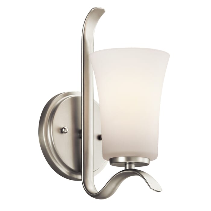 Kichler Lighting Armida Wall Sconce in Brushed Nickel Kichler Lighting Armida Wall Sconce in Brushed Nickel