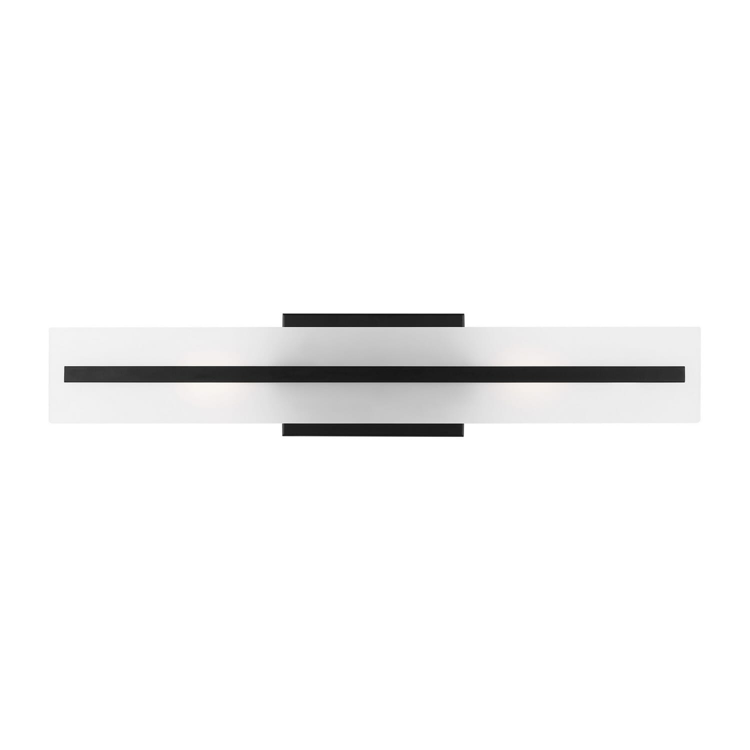 Dex 2-Light LED Bathroom Vanity Light in Midnight Black