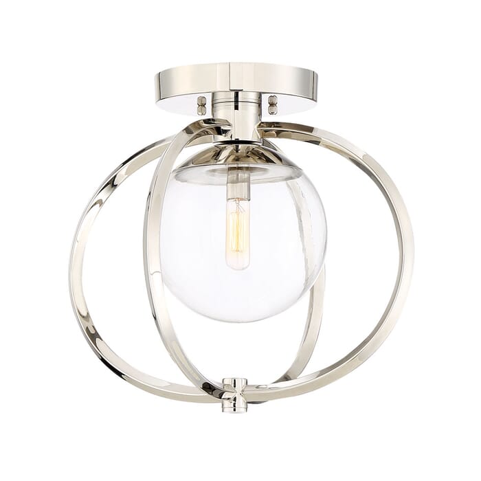 Craftmade Piltz 15" Ceiling Light in Polished Nickel Craftmade Piltz 15" Ceiling Light in Polished Nickel