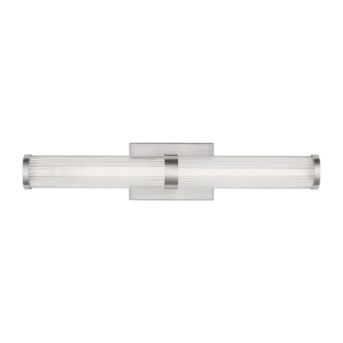 Syden 1-Light LED Bathroom Vanity Light in Brushed Nickel Syden 1-Light LED Bathroom Vanity Light in Brushed Nickel