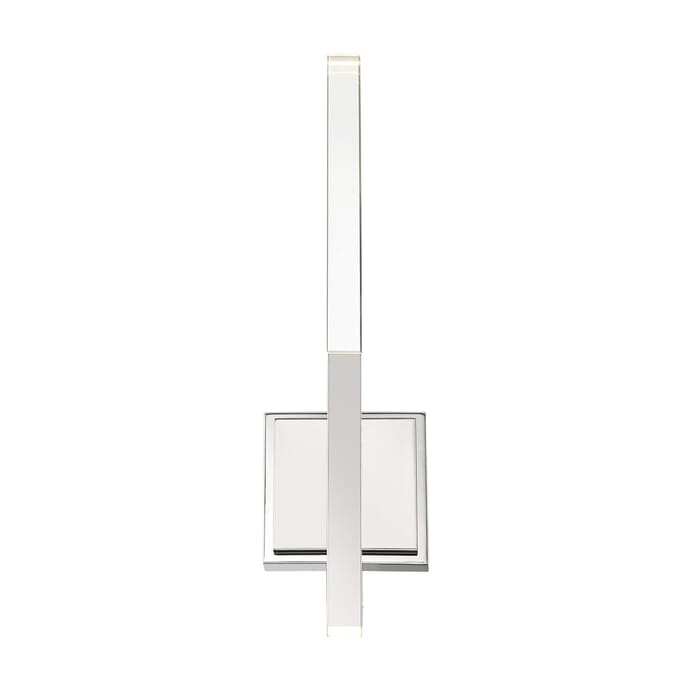 Benicio 2-Light LED Bathroom Vanity Light in Polished Nickel Benicio 2-Light LED Bathroom Vanity Light in Polished Nickel