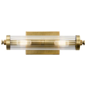 Kichler Lighting Azores 2-Light 5" Wall Sconce in Natural Brass